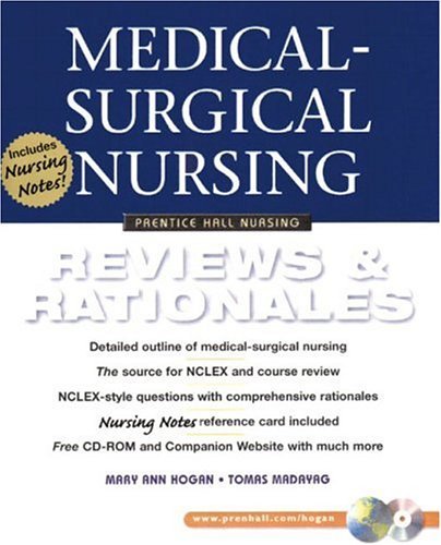 Beispielbild fr Medical-Surgical Nursing: Reviews and Rationales (Prentice Hall Nursing Reviews & Rationales Series) zum Verkauf von Wonder Book