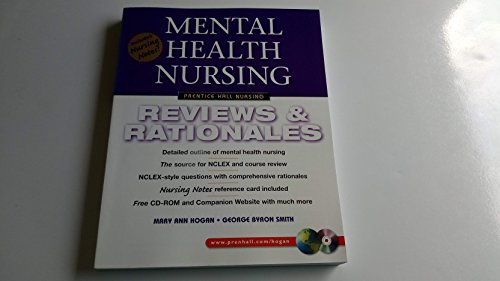 Imagen de archivo de Mental Health Nursing : Reviews and Rationales a la venta por Better World Books