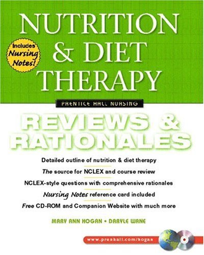 Stock image for Nutrition and Diet Therapy: Review & Rationales for sale by Irish Booksellers