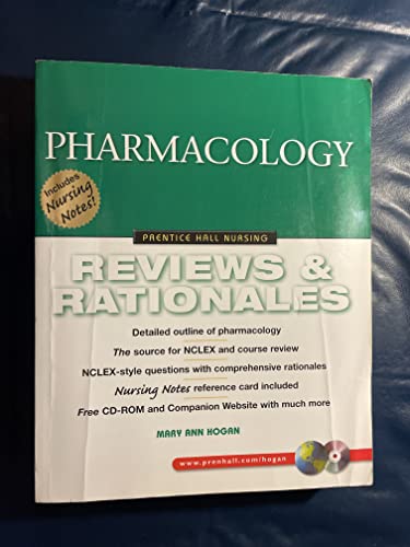 9780130304629: Pharmacology: Reviews and Rationales (Prentice Hall Nursing Reviews & Rationales)