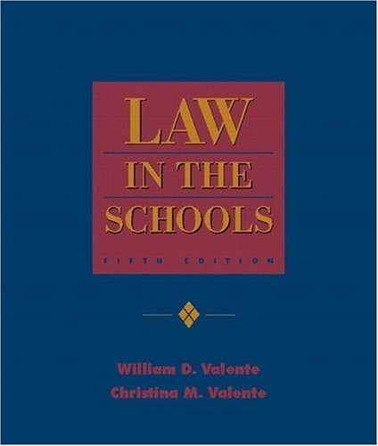 Stock image for Law in the Schools (5th Edition) for sale by HPB-Red