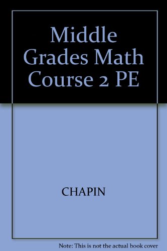 Beispielbild fr Middle Grades Math Course 2 PE zum Verkauf von Wonder Book
