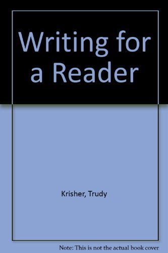 Beispielbild fr Writing for a Reader zum Verkauf von Books Puddle