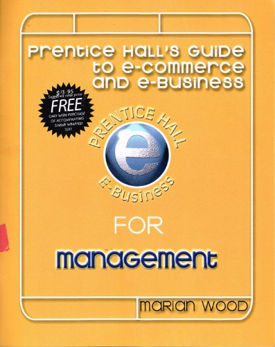 Beispielbild fr Prentice Hall's guide to e-commerce and e-business for management (Prentice Hall e-business) zum Verkauf von Wonder Book