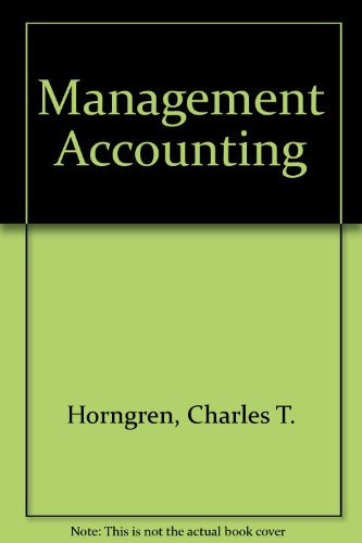 Imagen de archivo de Management Accounting a la venta por SecondSale