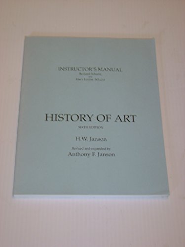 9780130319296: History of Art Instructor's Manual [Paperback] by B. Schultz