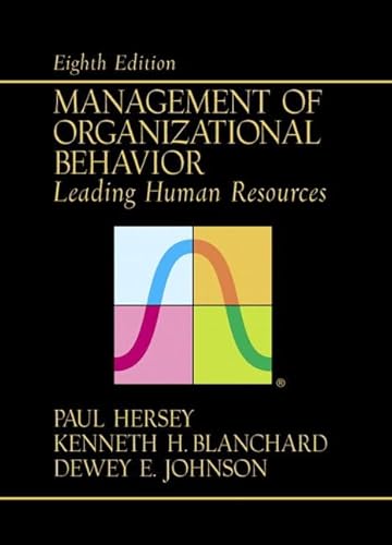 Imagen de archivo de Management of Organizational Behavior: Leading Human Resources a la venta por Books Unplugged