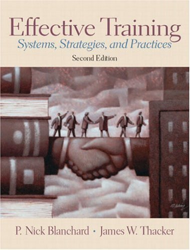 Imagen de archivo de Effective Training: Systems, Strategies and Practices a la venta por ThriftBooks-Atlanta