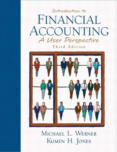 Imagen de archivo de Introduction to Financial Accounting: A User Perspective a la venta por ThriftBooks-Atlanta