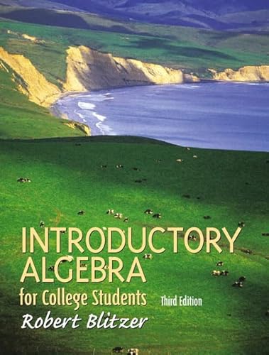 9780130328397: Introductory Algebra for College Students (3rd Edition)