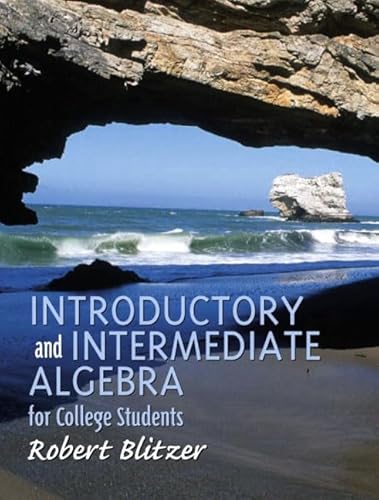 Imagen de archivo de Introductory and Intermediate Algebra for College Students a la venta por ThriftBooks-Dallas