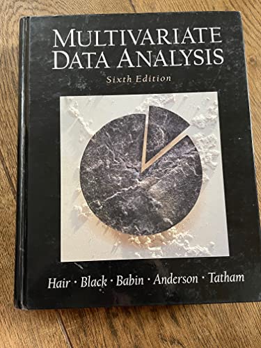 Beispielbild fr Multivariate Data Analysis zum Verkauf von AwesomeBooks