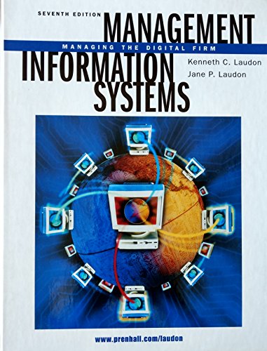 9780130330666: Management Information Systems: Managing the Digital Firm: United States Edition