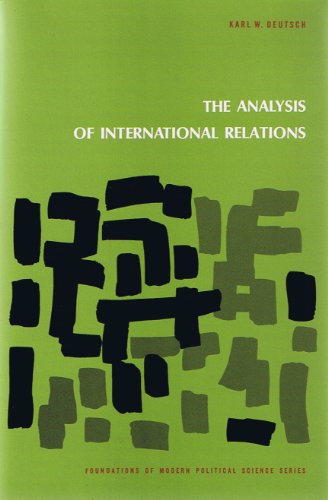 9780130332417: Analysis of International Relations (Foundations of Modern Political Science)