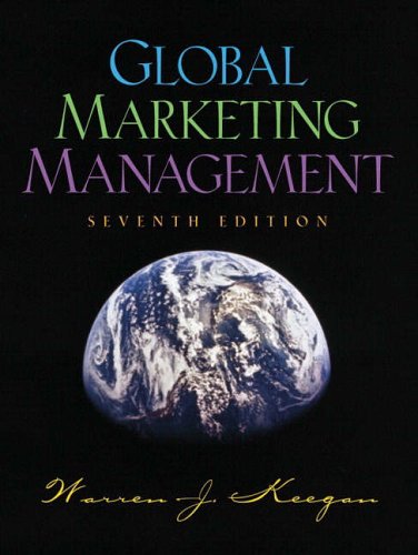 Stock image for Global Marketing Management: United States Edition for sale by Revaluation Books