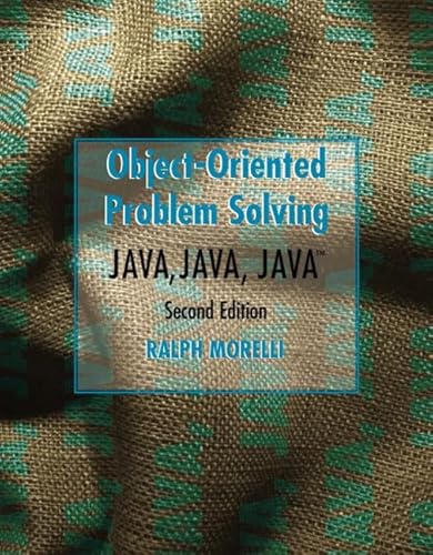 9780130333704: Java, Java, Java Object-Oriented Problem Solving: United States Edition (Alan Apt Series)