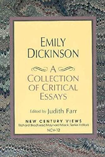 9780130335241: Emily Dickinson: A Collection of Critical Essays: 0012 (New Century Views)