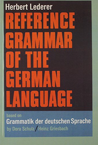9780130337054: Reference Grammar of German Language (Scribner German Series)