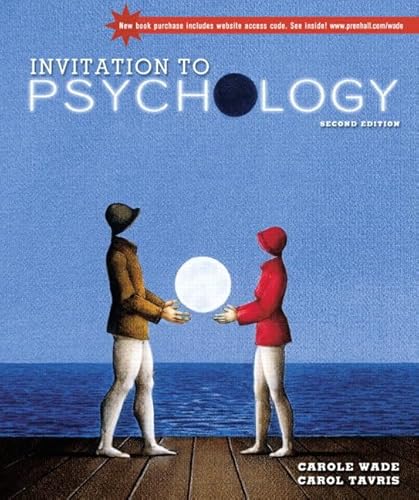 Beispielbild fr Invitation to Psychology, Second Edition (Book & Video Classics CD) zum Verkauf von Wonder Book