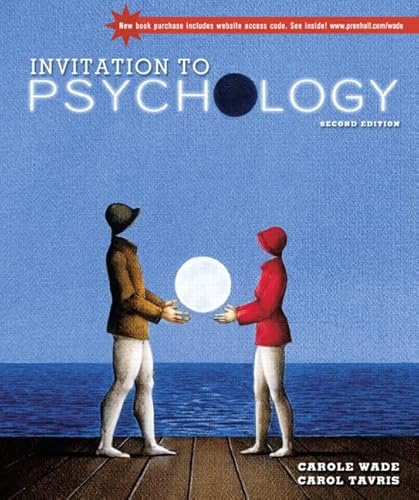 Stock image for Invitation to Psychology for sale by BookHolders