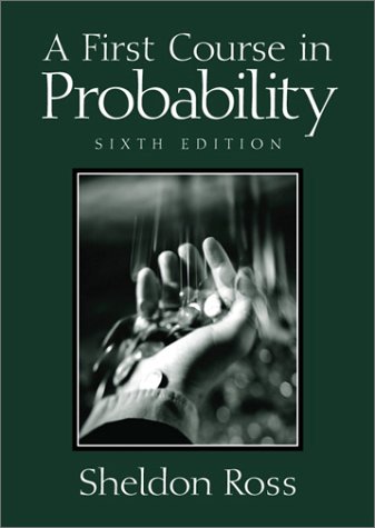 Imagen de archivo de A First Course in Probability (6th Edition) a la venta por Bramble Ridge Books
