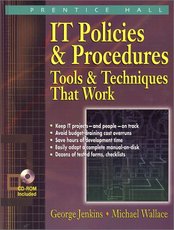 Stock image for IT Policies and Procedures : Tools and Techniques That Work for sale by Better World Books