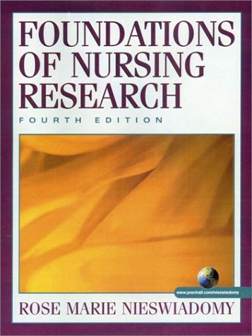 Beispielbild fr Foundations of Nursing Research (4th Edition) zum Verkauf von Wonder Book