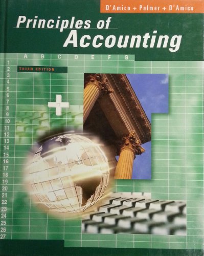 Imagen de archivo de Principles of Accounting a la venta por Better World Books