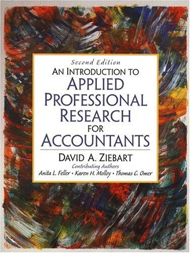 Imagen de archivo de An Introduction to Applied Professional Research for Accountants a la venta por ThriftBooks-Atlanta