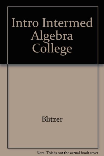 Stock image for Student Solutions Manual for Introductory and Intermediate Algebra for College Students for sale by OwlsBooks