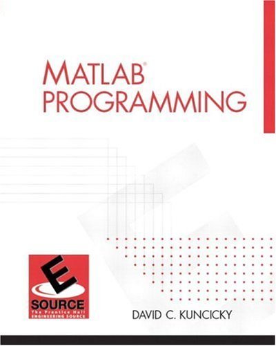 Stock image for MATLAB Programming for sale by Better World Books