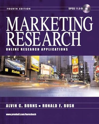 Imagen de archivo de Marketing Research: Online Research Applications: Includes SPSS 11.0 a la venta por medimops