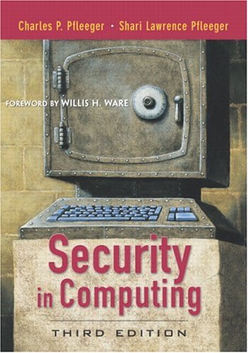 Beispielbild fr Security in Computing zum Verkauf von Better World Books