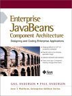 Beispielbild fr Enterprise JavaBeans Components Architecture : Designing and Coding Enterprise Applications zum Verkauf von Better World Books