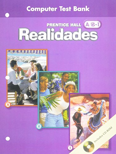 Beispielbild fr Prentice Hall Spanish Realidades Computer Test Bank Level A, B, 1, 1st Edition 2004c zum Verkauf von BooksRun