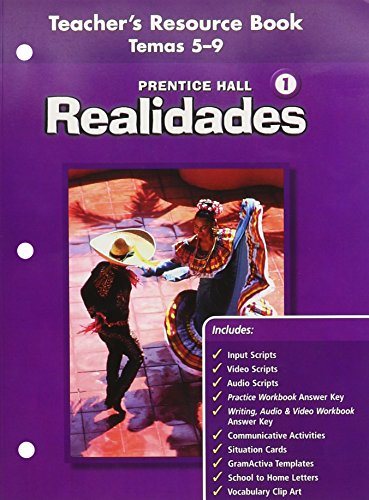 Imagen de archivo de PRENTICE HALL SPANISH REALIDADES TEACHER'S RESOURCE BK LEVEL 1, VOLUME 2 (THEMES 5 THROUGH 9) FIRST EDITION 2004C a la venta por The Book Cellar, LLC