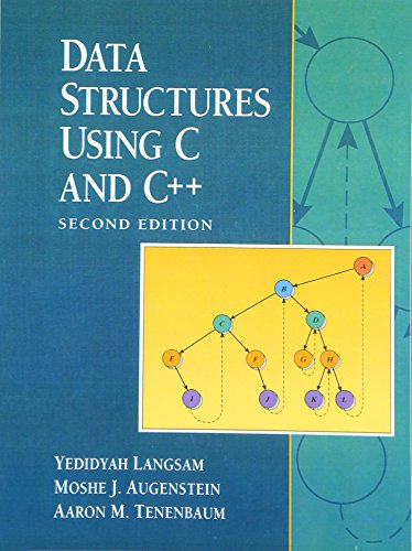 9780130369970: Data Structures Using C and C++: United States Edition