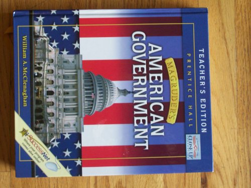 Imagen de archivo de American Government (Magruder's) a la venta por Better World Books: West