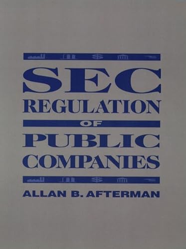 Stock image for SEC Regulation of Public Companies for sale by BookHolders