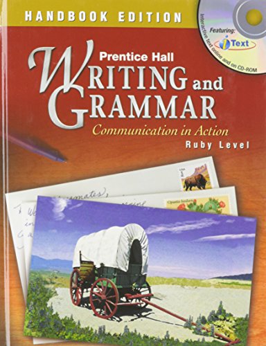 Beispielbild fr Writing And Grammar-Communication In Action, Ruby Level: Student Handbook Edition, Grade 11 (2004 Copyright) zum Verkauf von ~Bookworksonline~
