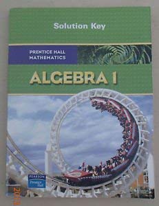 Immagine dell'editore per Prentice Hall Algebra Solution Key venduto da SecondSale