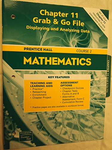 Stock image for Prentice Hall Mathematics Course 2 Chapter 11 Grab&Go File for sale by The Book Cellar, LLC