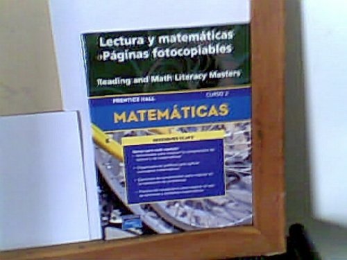 9780130377463: Prentice Hall Math Course 2 Spanish Reading and Math Literacy Blackline Masters 5th Edition 2004c