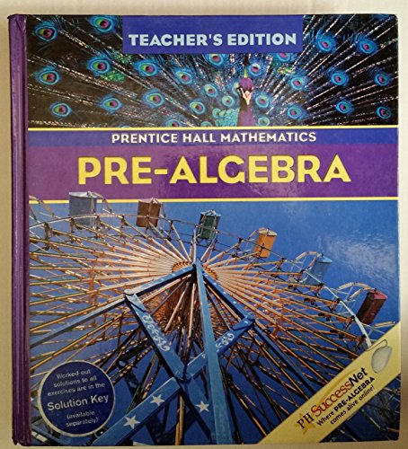 Prentice Hall Mathematics: Pre-Algebra, Teacher's Edition (9780130379184) by Randall I. Charles; David M. Davison; Marsha S. Landau; Leah McCracken; Linda Thompson