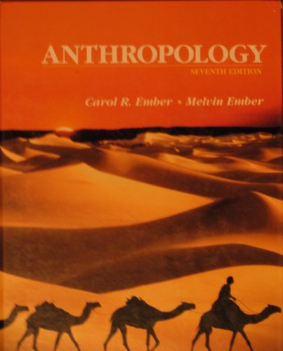 Beispielbild fr Anthropology zum Verkauf von Wonder Book
