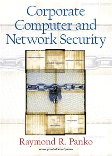 Beispielbild fr Corporate Computer and Network Security zum Verkauf von Better World Books