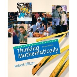 9780130385666: Thinking Mathematically