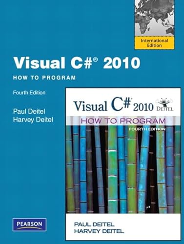 Stock image for Visual C# 2010 How to Program for sale by Anybook.com