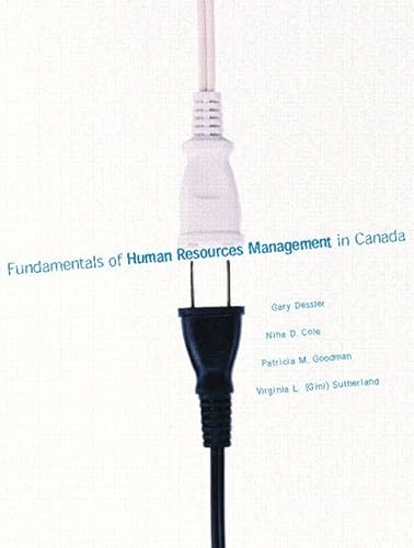 Stock image for Fundamentals of Human Resources Management in Canada for sale by Regent College Bookstore