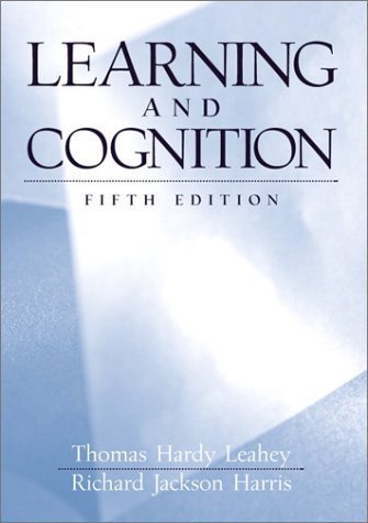 Beispielbild fr Learning and Cognition zum Verkauf von Better World Books